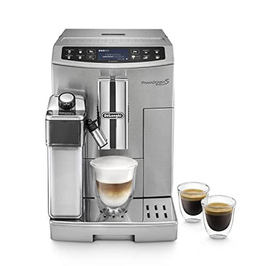 De'Longhi Primadonna Evo ECAM 510.55.M fully automatic coffee machine with LatteCrema milk system, cappuccino and espresso at the touch of a button, 2.8-inch touchscreen display and app control, stainless steel housing, silver on sale